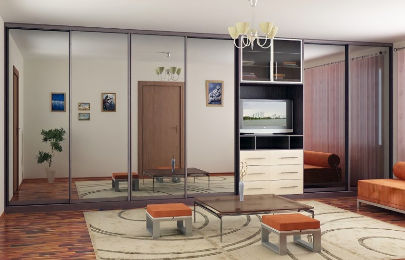 Шкаф-купе в прихожей