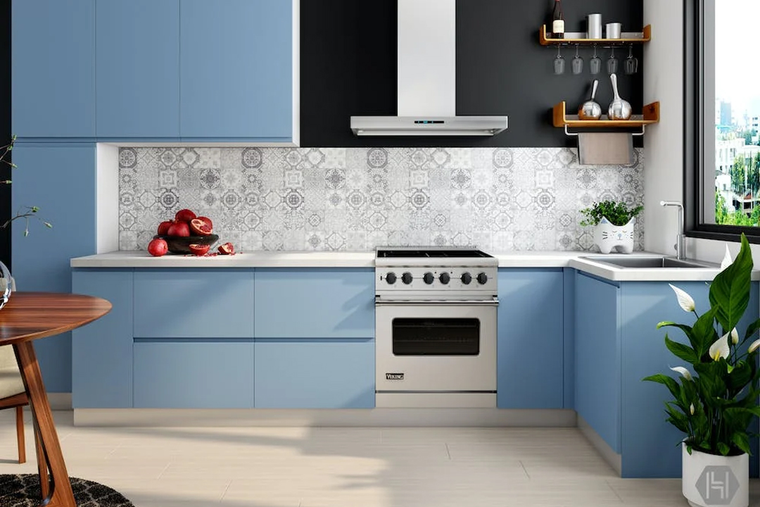 Бюджетная кухня "Blue Print" Купить Бюджетная кухня "Blue Print" под заказ, цена от 3800 руб., в рассрочку. Кухни в Гомеле и Речице.