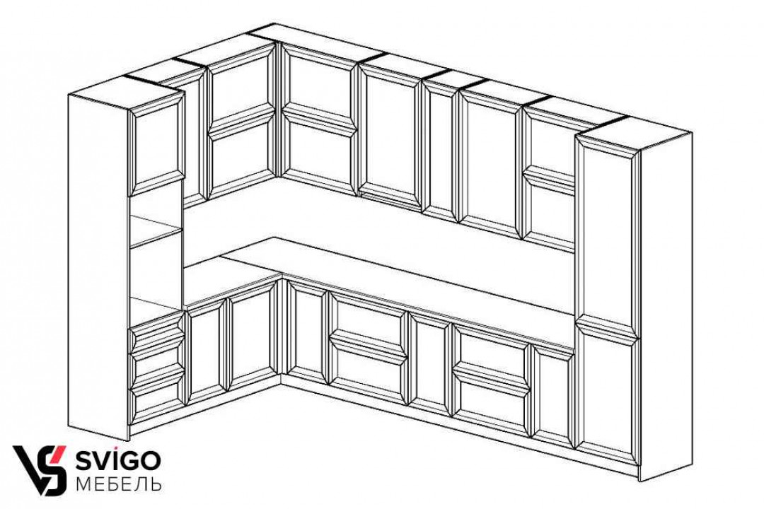 Купить Кухня в рассрочку "Аспен" под заказ, цена от 6500 руб., в рассрочку. Кухни в Гомеле и Речице.