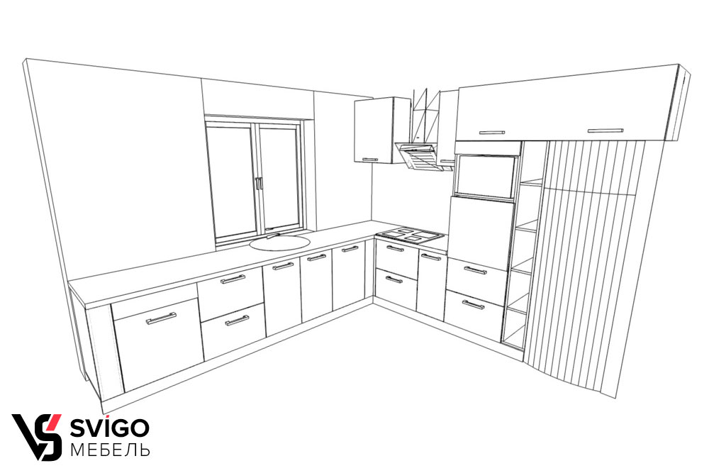 Купить Готовая кухня "Terracotta" под заказ, цена от 5000 руб., в рассрочку. Кухни в Гомеле и Речице.