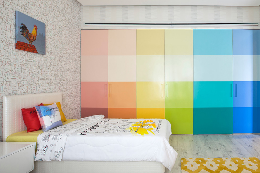 Купить Шкаф в детскую "Rainbow" под заказ, цена от 1800 руб., в рассрочку. Шкафы в Гомеле и Речице.