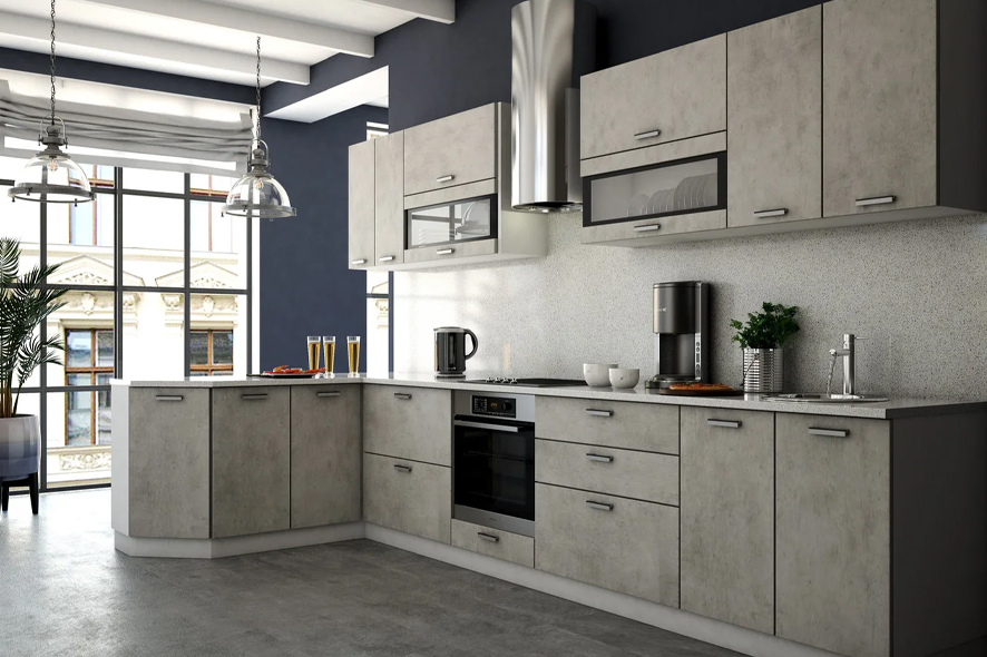 Купить Модульная кухня "Stone" под заказ, цена от 5100 руб., в рассрочку. Кухни в Гомеле и Речице.