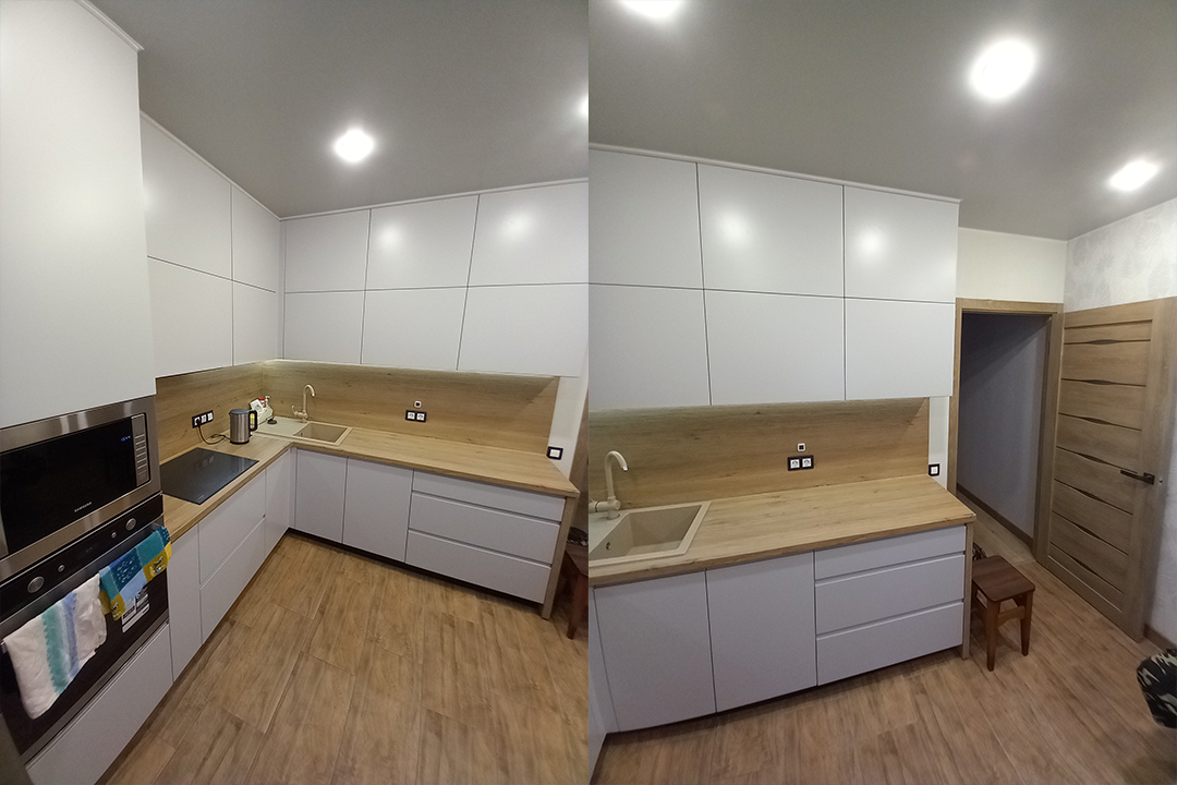 Купить Готовая кухня "Cold" под заказ, цена от 5200 руб., в рассрочку. Кухни в Гомеле и Речице.