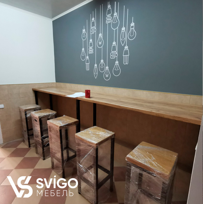 Купить Стол обеденный в стиле лофт под заказ, цена от 1870 руб., в рассрочку. Мебель LOFT в Гомеле и Речице.