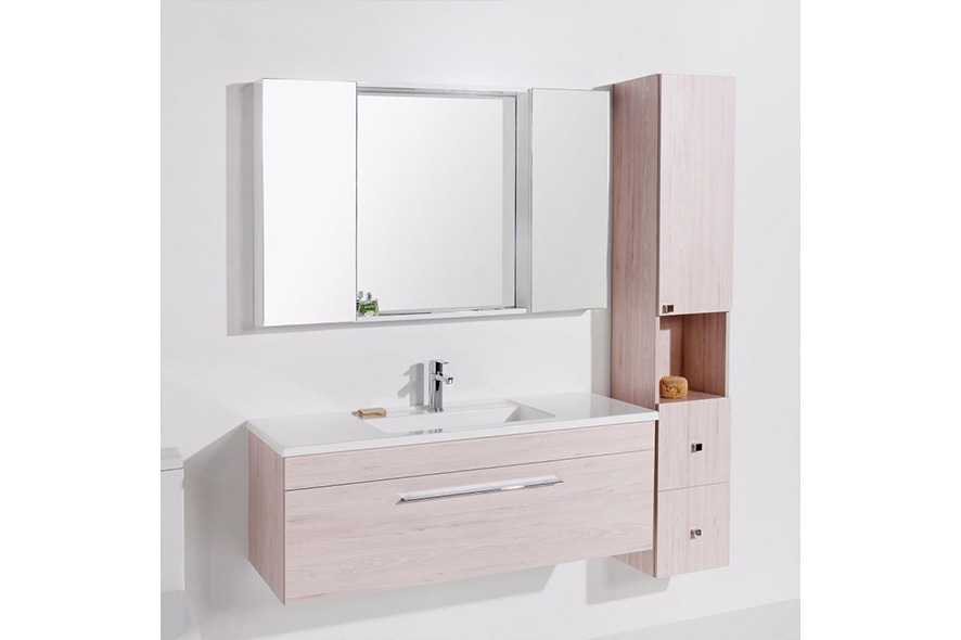 Купить Узкий навесной пенал под заказ, цена от 0 руб., в рассрочку. Мебель для ванной в Гомеле и Речице.