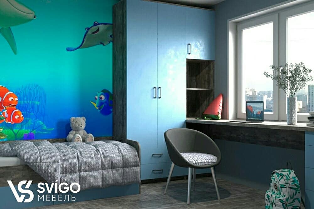 Мебель для детской комнаты "Aqua"