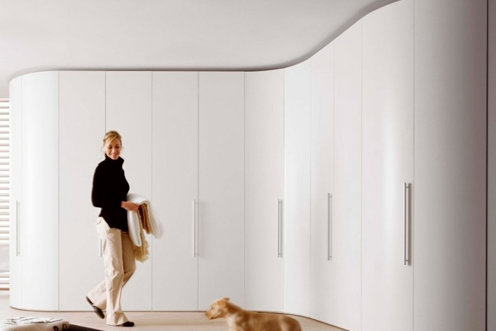 Купить Угловой радиусный шкаф "Vik" под заказ, цена от 3500 руб., в рассрочку. Шкафы в Гомеле и Речице.