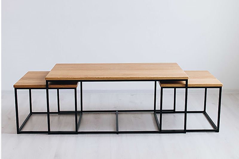 Купить Составные столы Transparence Trio под заказ, цена от 636 руб., в рассрочку. Мебель LOFT в Гомеле и Речице.