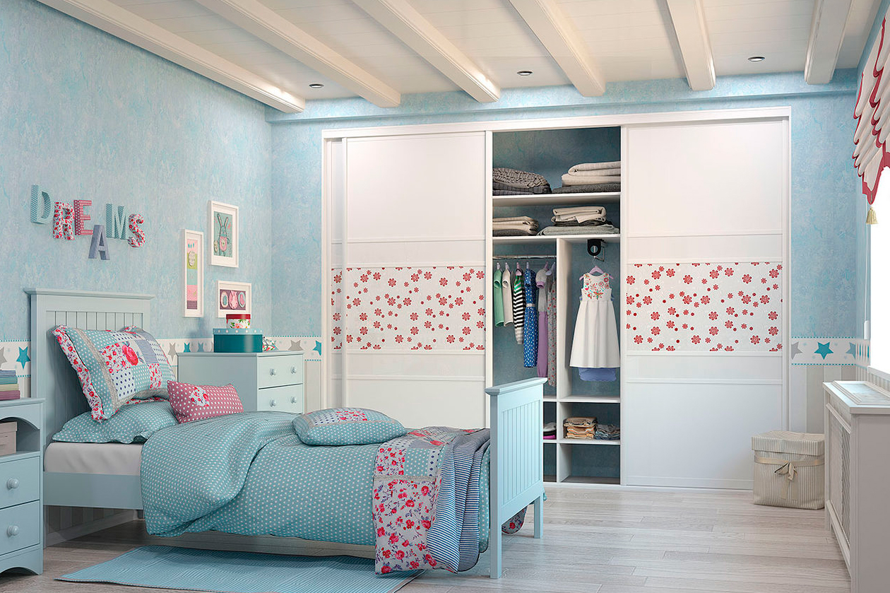 Купить Шкаф-купе с текстильной вставкой под заказ, цена от 0 руб., в рассрочку. Шкафы-купе в Гомеле и Речице.