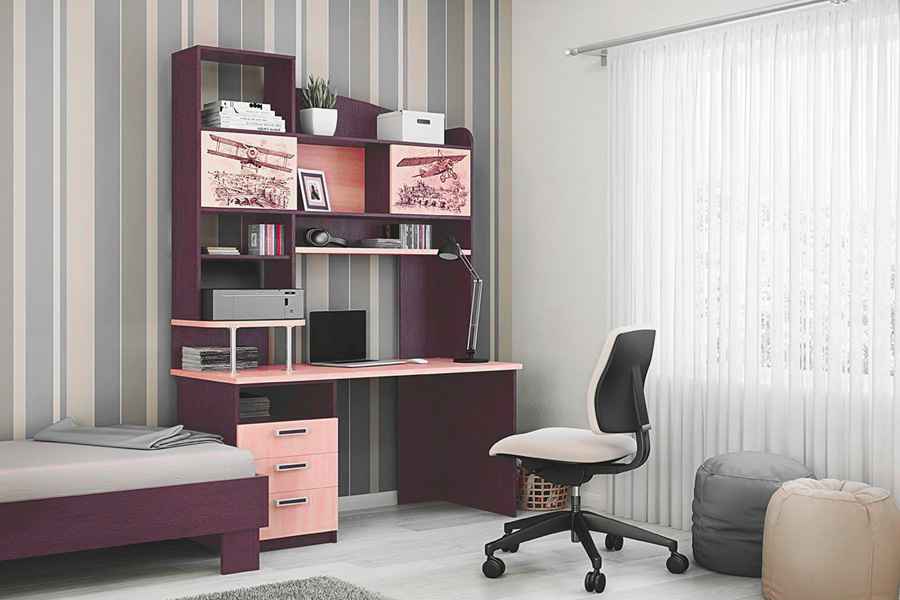 Купить Стол компьютерный - K-fuchsia под заказ, цена от 0 руб., в рассрочку. Столы в Гомеле и Речице.