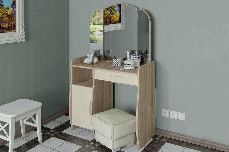 Туалетный столик - L-oak sonoma Купить Туалетный столик - L-oak sonoma под заказ, цена от 0 руб., в рассрочку. Столы в Гомеле и Речице.