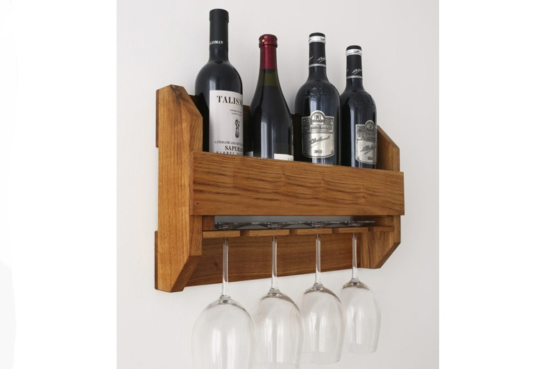 Купить Навесная полка Sommelier под заказ, цена от 120 руб., в рассрочку. Мебель LOFT в Гомеле и Речице.
