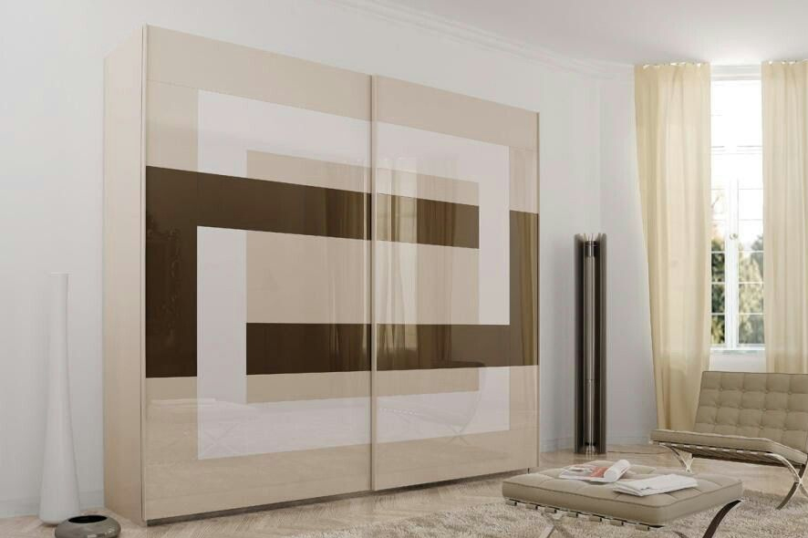 Купить Шкаф-купе с геометрическим рисунком под заказ, цена от 1024 руб., в рассрочку. Шкафы-купе в Гомеле и Речице.