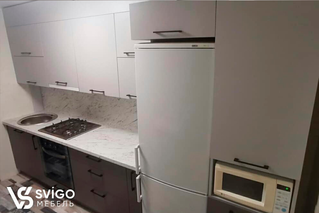 Купить Маленькая кухня "Grays" под заказ, цена от 3900 руб., в рассрочку. Кухни в Гомеле и Речице.