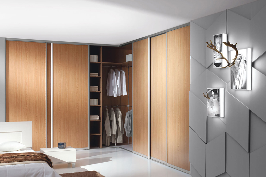 Купить Встроенный угловой шкаф-купе под заказ, цена от 3185 руб., в рассрочку. Шкафы-купе в Гомеле и Речице.