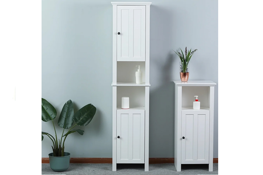 Купить Двухдверный пенал с полкой под заказ, цена от 0 руб., в рассрочку. Мебель для ванной в Гомеле и Речице.