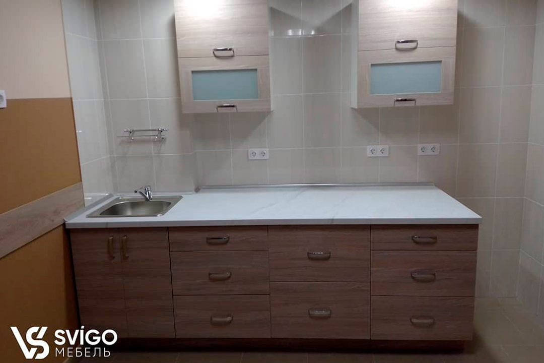 Купить Маленькая кухня "Office -1" под заказ, цена от 2000 руб., в рассрочку. Кухни в Гомеле и Речице.