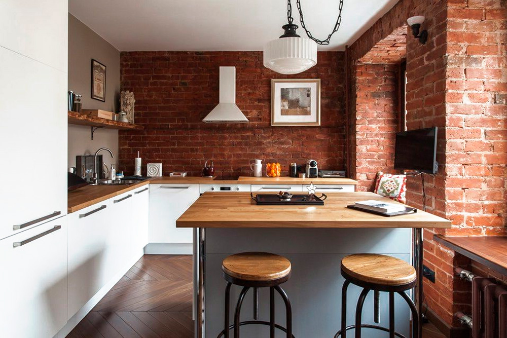 Купить Кухня Лофт "ElBrick" под заказ, цена от 4000 руб., в рассрочку. Кухни в Гомеле и Речице.