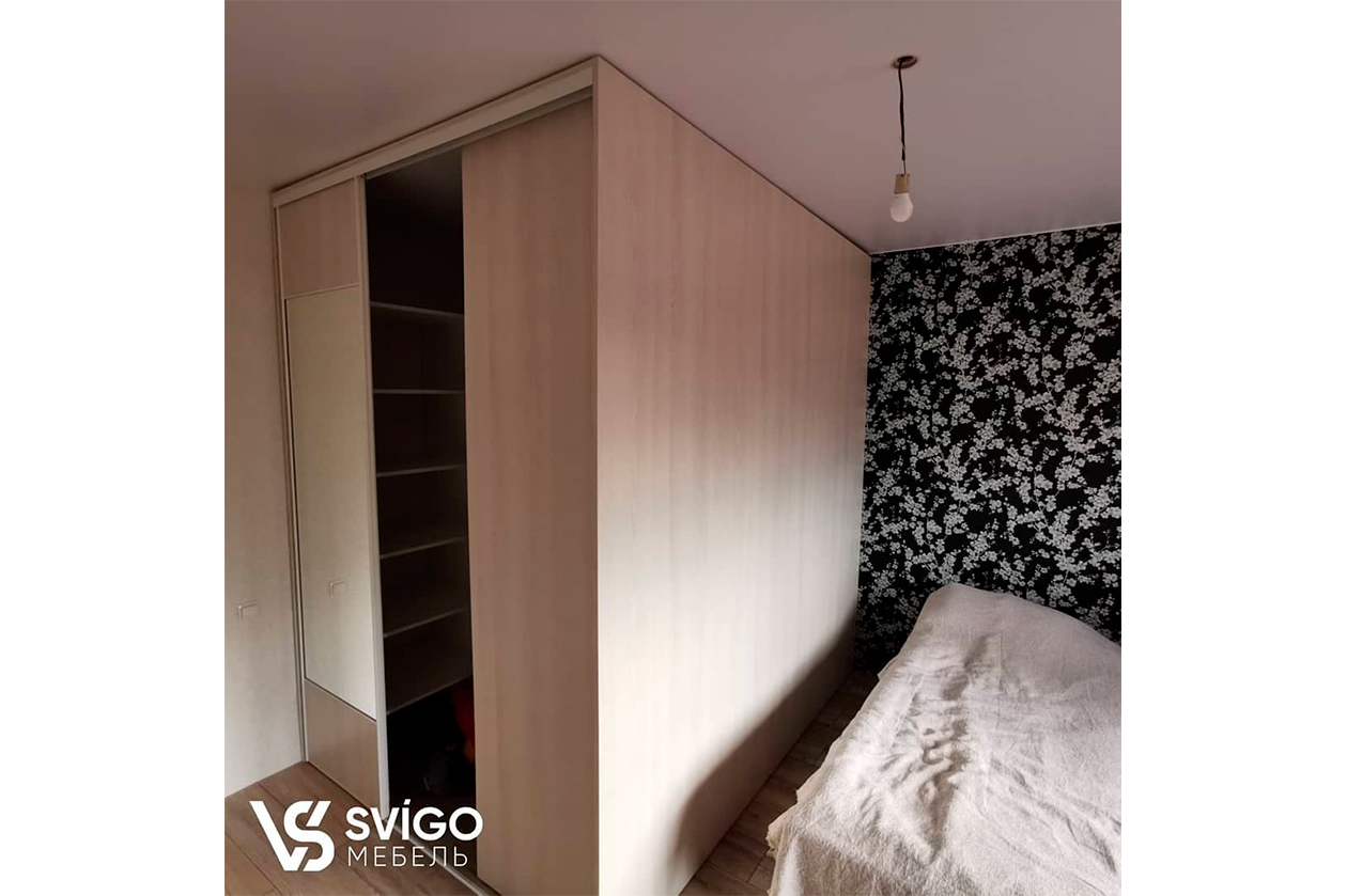 Купить Гардеробная в спальню под заказ, цена от 0 руб., в рассрочку. Шкафы-купе в Гомеле и Речице.