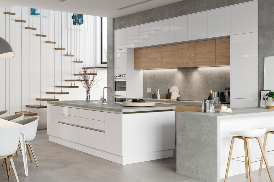 Купить Встроенная кухня "Archy" под заказ, цена от 7800 руб., в рассрочку. Кухни в Гомеле и Речице.