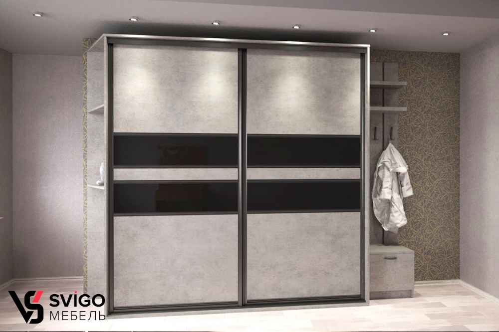 Купить Прямой шкаф "Silverstone" под заказ, цена от 1700 руб., в рассрочку. Шкафы в Гомеле и Речице.