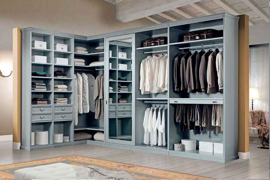 Гардеробная Г-образная - G-blue Купить Гардеробная Г-образная - G-blue под заказ, цена от 0 руб., в рассрочку. Гардеробные в Гомеле и Речице.