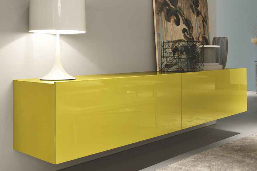 Купить Подвесной комод желтого цвета под заказ, цена от 0 руб., в рассрочку. Комоды, тумбы в Гомеле и Речице.