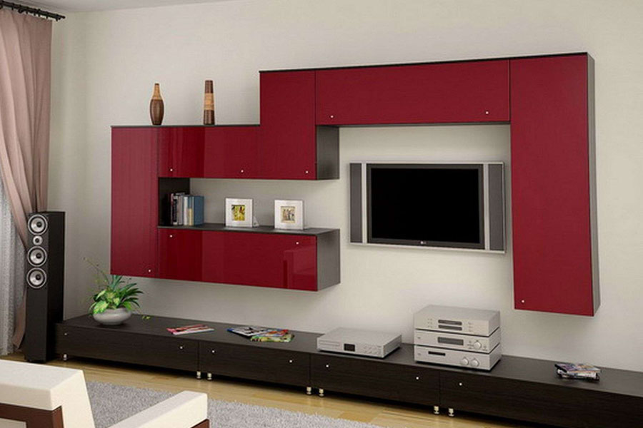 Купить Красная прямая стенка (горка) под заказ, цена от 0 руб., в рассрочку. Стенки, горки в Гомеле и Речице.