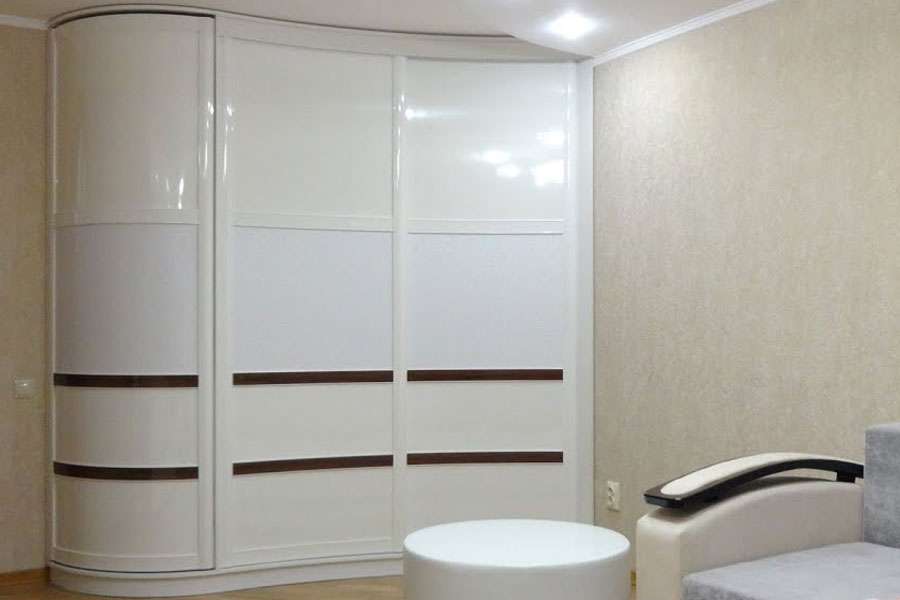 Купить Радиусный шкаф "Ivory" под заказ, цена от 2000 руб., в рассрочку. Шкафы в Гомеле и Речице.